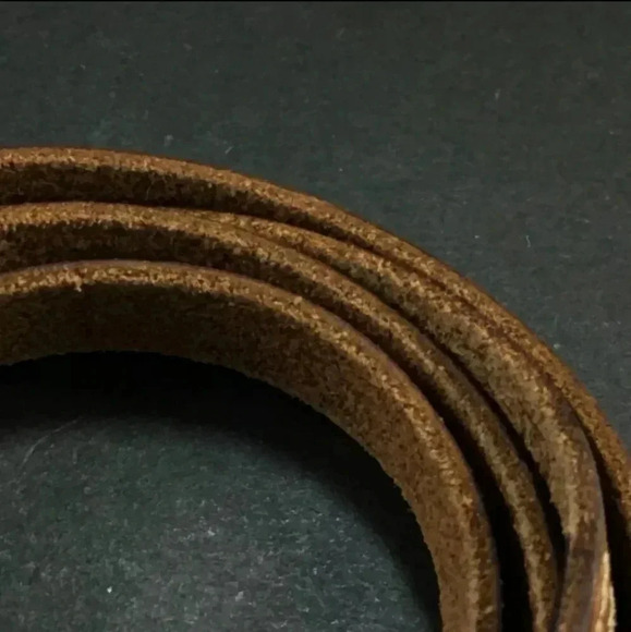 Hermes Api Triple Wrap Brown Leather Bracelet - Picture 5 of 5